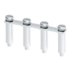 WEIDMULLER - Morsetto di collegamento trasversale nero/grigio, 125A, 4 poli, passo 18.00mm, larghezza 61.1mm, SQV 6/4.