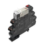 WEIDMULLER - Modulo a relè TRP 230VAC con LED verde, raddrizzatore e elemento RC, 2 contatti di scambio (AgNi) da 250VAC 8A, PUSH IN e tasto di prova disponibile.