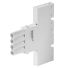 WEIDMULLER - Inserto modulo serie moduplug push in con attuatore HDC MHE 4X FP