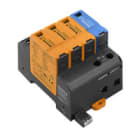 WEIDMULLER - Scaricatore di sovratensioni con contatto remoto, tipo II VPU AC II 3+1 R 300/50 Y