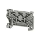 WEIDMULLER - Terminale di fissaggio TS 35 in Wemid Grigio chiaro V-0, larghezza 6 mm AEB 35 SCL/1 V0 GY.