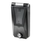 WEIDMULLER - Custodie portacomponenti con telaio singolo e copertura in plastica, chiusura di sicurezza con chiave (serratura Daimler), disponibile in nero IE-FC-SFP-CAB-DB.