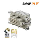 WEIDMULLER - Inserto di contatto femmina HDC HE 10 FQT, 500V, 16A, 10 poli, SNAP IN, grandezza 4.