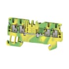 WEIDMULLER - Morsetto PE PUSH IN Verde/giallo 1.5 mm² Numero di piani: 1 TS 35 V-0 Wemid A4C 1.5 PE DL
