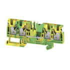 WEIDMULLER - Morsetto PE PUSH IN Verde/giallo 4 mm² Numero di piani: 1 TS 35 V-0 Wemid A4C 4 PE DL.