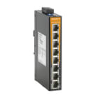 WEIDMULLER - Switch rete unmanaged Gigabit Ethernet con 8 porte RJ45, temperatura -40 °C...75 °C, IP30, modello IE-SW-EL08-8GT.