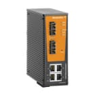 WEIDMULLER - Switch rete managed lite managed Fast Ethernet, 4x RJ45, 2 SC Multi-mode, -40 °C...75 °C, IP30, IE-SW-AL06LM-4TX-2SC.