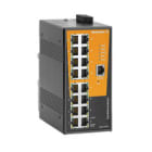 WEIDMULLER - Switch rete managed Fast Ethernet, 16x RJ45, -40°C...75°C, IP30, IE-SW-AL16M-16TX.