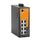 WEIDMULLER - Switch rete managed Gigabit Ethernet, 8x RJ45, -40 °C...75 °C, IP30 IE-SW-AL08M-8GT.