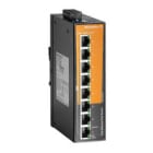 WEIDMULLER - Interruttore PoE unmanaged, Fast Ethernet, 8x RJ45 10/100 BaseT(X) PoE+, IP30, -40 °C...75 °C IE-SW-EL08-8POE. 2682380000