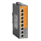 WEIDMULLER - Interruttore PoE unmanaged Gigabit Ethernet 8x RJ45 10/100/1000 BaseT(X) PoE+ IP30 -40 °C...70 °C IE-SW-EL08-8GTPOE.