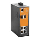 WEIDMULLER - Switch rete managed PoE Gigabit Ethernet 4 porte RJ45 10/100/1000BaseT(X) PoE+ 2x 100/1000BaseSFP Slot -40 °C...75 °C IP3 IE-SW-AL06M-4GTPOE-2GESFP.