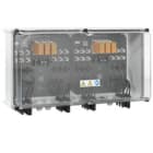 WEIDMULLER - Scatola collegamento generatore 1000 V 2 MPP, 3 ingressi 3 uscite MPPT, portafusibile, sovratensioni I II, PVN DC 3IF 3O SPD1R WM4 10