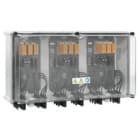 WEIDMULLER - Scatola di collegamento del generatore 1000 V 3 MPP 3 ingressi 3 uscite per MPPT protezione sovratensioni I II WM4C PVN1M3I9SXFXV1O1TXPX10
