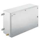 WEIDMULLER - Custodia in metallo Ex, 550 x 350 x 200 mm, lucidatura elettrochimica, Piastra a flangia: No, 4 cerniere e viti esagonali con testa a taglio M6 SW10 KTB MH 355520 S4E0.