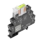 WEIDMULLER - Modulo a relè 24VUC LED verde Raddrizzatore 2 Contatti di scambio a guida forzata AgNi 250VAC 6A Collegamento TRS 24VUC 2CO FG.