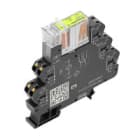 WEIDMULLER - Modulo a relè TRP 24VUC 2CO FG, LED verde, Raddrizzatore, 2 Contatti di scambio (AgNi), 250V AC, 6A, PUSH IN, Tas.