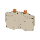 WEIDMULLER - Terminale di fissaggio Wemid beige scuro CS TTB