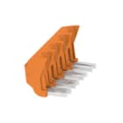 WEIDMULLER - Morsetto innestato arancione 30A 4 poli 8.10mm isolato larghezza 32.2mm SCCB TTB 6/4.