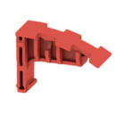 WEIDMULLER - Dispositivo di blocco PA 66/6 rosso SL TTB 6.