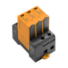 WEIDMULLER - Scaricatore di sovratensioni senza contatto di segnalazione remota, senza dispersione di corrente, tipo I+II. VPU AC I 3 275/25 LCF S