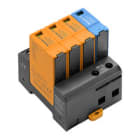 WEIDMULLER - Scaricatore di sovratensioni senza contatto di segnalazione remota, protezione contro le sovracorrenti VPU AC I 3+1 275/25 LCF S 2PE.