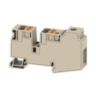 WEIDMULLER - Morsetto ripartitore di potenziale, collegamento a vite, beige scuro, 35 mm², 110 A, 1000 V, 5 collegamenti, 1 piano, TS 35, V-0, AWPD 35 4X10. 2728630000