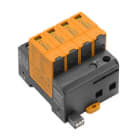 WEIDMULLER - Scaricatore di sovratensioni con contatto remoto, tipo II. VPU AC II US 4 R 240/50