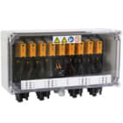 WEIDMULLER - Quadro fotovoltaico 1000V, 4 MPP, 2 ingressi/1 uscita per MPP, Protezione sovratensioni I/II, WM4C PVN1M4I4SXFXV1O1TXPX10.