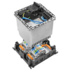 WEIDMULLER - Alimentazione elettrica IP65, custodia chiusa completa, 20A 24V DC, Morsetto IDC PUSH IN M12 codificato A FP PRO TOP3 24/20 2P.