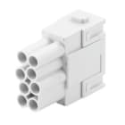 WEIDMULLER - Inserto modulo per connettori industriali, 16 A, Numero di poli: 8, PUSH IN con attuatore, Slot a innesto necessari: 1 HDC MHE 8 FP.