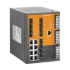 WEIDMULLER - Switch rete managed Gigabit Ethernet, 8x RJ45, 12x 100/1000BaseSFP Slot, -40 °C...85 °C, IP30 IE-SW-SL20M-8GT-12GESFP-HV.