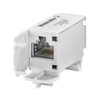 WEIDMULLER - Connettore a innesto passante RJ45 IP20 per raccordo IE-TO-RJ45-C-LP. 2812440000