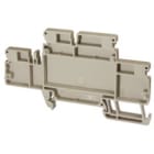 WEIDMULLER - Piastre terminali beige scuro, posizione verticale 90 mm, larghezza 5.1 mm, V-0 Wemid ASP 2T 2.5. 2820650000