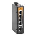 WEIDMULLER - Switch rete unmanaged Fast Ethernet con 5 porte RJ45, temperatura -10 °C...60 °C, protezione IP40 IE-SW-ELB-05-5TX.