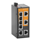 WEIDMULLER - Switch di rete unmanaged, Fast Ethernet, 8 porte RJ45, temperatura -10 °C...60 °C, protezione IP40, modello IE-SW-ELB-08-8TX.