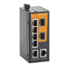 WEIDMULLER - Switch rete unmanaged Fast Ethernet con 6 porte RJ45 e 2 slot 100BaseSFP, temperatura -10 °C...60 °C, protezione IP40 IE-SW-ELB-08-6TX-2FESFP.