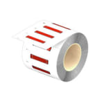 WEIDMULLER - Sistema di codifica cavi, 7-40 mm, 11 mm, Alluminio anodizzato rosso, Campo temperature -55...130 °C SFX-M 11/60-5 LRP AL RT.