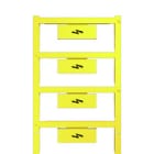 WEIDMULLER - Morsetti nero/giallo, Siglatura: Neutro orizzontale 12 mm, Posizione verticale 33.3 mm - WAD 12N MC B GE/SW.