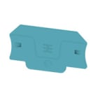 WEIDMULLER - Piastra terminale 58 mm x 2.1 mm blu, ALEP 2C 4 BL
