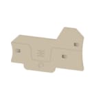 WEIDMULLER - Piastra terminale 69.6 mm x 2.1 mm beige scuro ALEP 3C 4