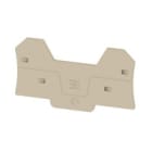 WEIDMULLER - Piastra terminale 81.3 mm x 2.1 mm beige scuro ALEP 4C 4