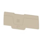 WEIDMULLER - Piastra terminale 2 mm beige scuro SEP 3C 4