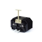 WEIDMULLER - Morsetto sezionatore di prova, Collegamento a vite, nero, 6 mm², 30 A, 1500 V, Numero di collegamenti: 2, Numero di piani: 1, TS 35, V-0, Resina eposs PPT/35.