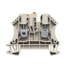 WEIDMULLER - Morsetto sezionatore di prova, collegamento a vite, beige scuro, 4 mm², 32 A, 500 V, numero di collegamenti: 2, numero di piani: 1, TS 35, V-0, Wemid WTR 4 STB.