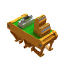 WEIDMULLER - Modulo di interfaccia, Connettori D-sub, a norma IEC 60807 / DIN 41652, Connettore maschio 9 poli RS SD9S UNC 4.40 LP2N.