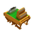 WEIDMULLER - Modulo interfaccia, Connettori D-sub, norma IEC 60807 / DIN 41652, Connettore maschio 15 poli RS SD15S UNC 4.40 LP2N.