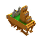 WEIDMULLER - Modulo di interfaccia, Connettore conforme IEC60603-13 / DIN41651, 10 poli RS F10 LP3R 3/12.