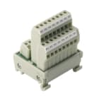 WEIDMULLER - Modulo d'interfaccia con morsetto, connettore LPK 2 per circuito stampato, collegamento a vite RS VERT8 LM2N.