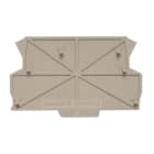 WEIDMULLER - Piastra terminale (custodia piccola) AP MCZ1.5, Larghezza: 1.5, IP20 installato, PA 66/6 grigio-beige 1674.